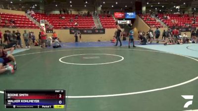 97 lbs Cons. Round 3 - Boone Smith, AR vs Walker Kohlmeyer, MN