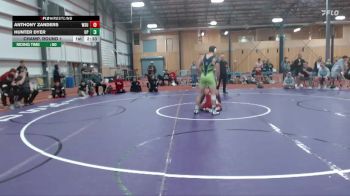 149 lbs Champ. Round 1 - Anthony Zanders, Washington State University vs Hunter Dyer, Providence (Mont.)