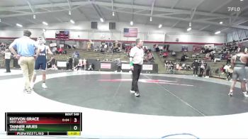 141 lbs Cons. Round 4 - Tanner Arjes, Upper Iowa vs Khyvon Grace, West Liberty