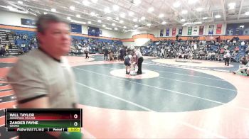 141 lbs Cons. Round 3 - Zander Payne, Ozarks vs Will Taylor, Augustana College