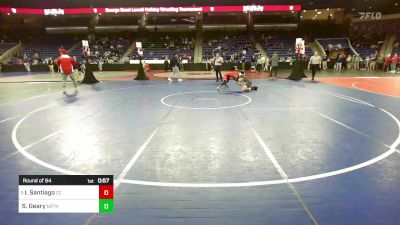 120 lbs Round Of 64 - Izaiah Santiago, Central Catholic vs Seth Geary, Northbridge