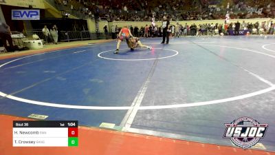 119 lbs Round Of 32 - Hendrix Newcomb, Shelton Wrestling Academy vs Tyson Crowsey, Ranger 47 Wrestling Club