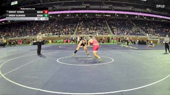 D3-157 lbs Semifinal - Drew Alward, Durand vs Brody Jones, Constantine