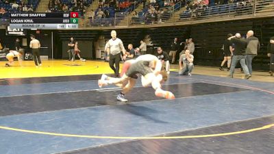 155 lbs Round Of 16 - Matthew Shaffer, Bedford vs Logan Krul, Avonworth