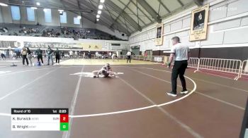 133 lbs Round Of 16 - Kyle Burwick, Nebraska-UNA vs Bubba Wright, Air Force Academy Preparatory School