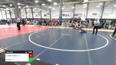 95 lbs Semifinal - Olivia Hernandez, Beaver Dam Wrestling Club vs Asher Jex, Legacy Elite