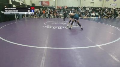 131 Frosh/soph Cons. Semi - Ashlee Farrier, Iowa Central Community College vs Kylee Shoop, Upper Iowa