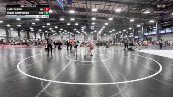 100 lbs Rr Rnd 3 - Katelyn Bell, Knights Wrestling Club vs Chloe Hempstead, Steel Valley Vixens