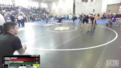 172 Boys Cons. Semi - Mathew Guiterrez, Brawley vs Verik Shoup, Carlsbad