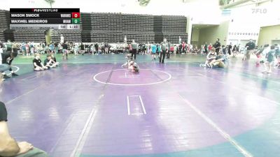 57 lbs Rr Rnd 7 - Mason Smock, Warhawks Wrestling Inc. ES-CL vs Maxwel Medeiros, Maine Hammahs ES