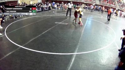 120 lbs Champ. Round 2 - Jax Prater, Syracuse Mat Club vs Emmitt Shenshew, Neligh Oakdale