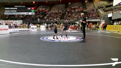 Intermediate Boys - 53 lbs Champ. Round 1 - Falcon McCarney vs David J. Villa, III, Southwest Stallions Wrestling Club