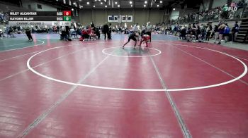 120 lbs Champ. Round 3 - Kayden Eller, Dowling Catholic vs Riley Alcantar, Baylor
