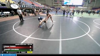 176-178 lbs Round 1 - Cohan Torres, IA vs Tanner Casaubon, TX