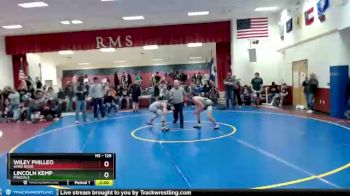 126 lbs Champ. Round 2 - Lincoln Kemp, Pinedale vs Wiley Philleo, Wind River