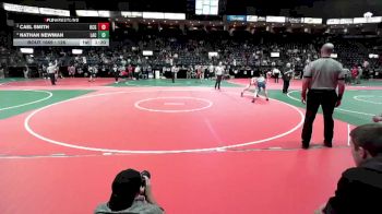 126 lbs 1st Place Match - Nathan Newman, LAC3 vs Cael Smith, OCGA