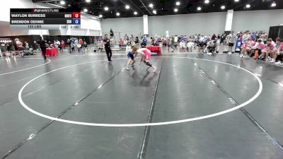 120 lbs Waylon Burress, Team Missouri vs Brendon Oehme, South Dakota Blue