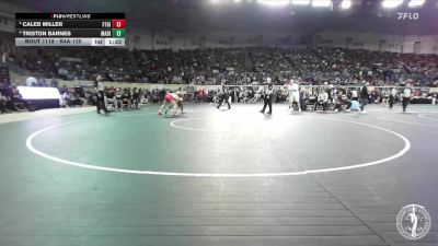 B4A-120 lbs Quarterfinal - Triston Barnes, Madill vs Caleb Miller, Ft. Gibson