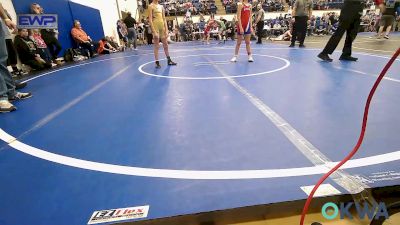 64-70 lbs Rr Rnd 1 - Ella Jabben, Caney Valley Wrestling vs Karsyn Herx, Warner Eagles Youth Wrestling