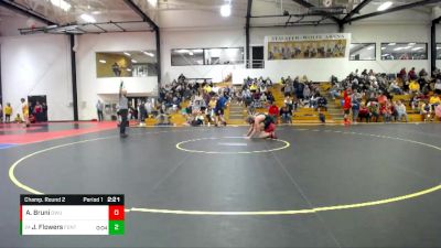 197 lbs Champ. Round 2 - Jake Flowers, Fontbonne Univsersity vs Alessandro Bruni, Ohio Wesleyan University