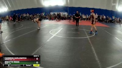 110 lbs Round 2 (3 Team) - Cameron Koflowitch, Pursuit WC vs Brextyn Riggs, WEG3