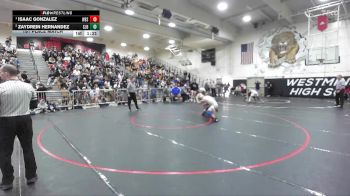 132 lbs 1st Place Match - Isaac Gonzalez, Western vs Zaydrein Hernandez, St. John Bosco