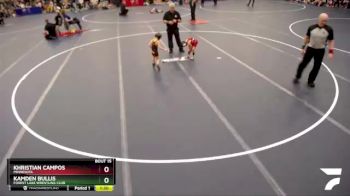 44-47 lbs Champ. Round 1 - Kamden Bullis, Forest Lake Wrestling Club vs Khristian Campos, Minnesota