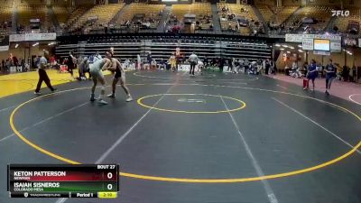 133 lbs Champ. Round 1 - Keton Patterson, Newman vs Isaiah Sisneros, Colorado Mesa