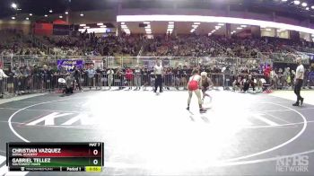 3A 113 lbs Semifinal - Gabriel Tellez, Southwest Miami vs Christian Vazquez, Doral Academy