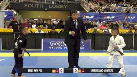 Blake Ryan Piza vs Liam Serrano-Montalvo 2026 Pan Kids Jiu-Jitsu IBJJF Championship
