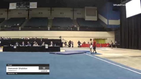 Oleksandr Shybitov - Floor, Lakeshore IL - 2021 USA Gymnastics Development Program National Championships