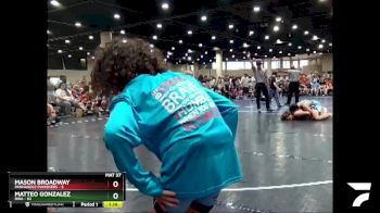 140 lbs Round 2 (6 Team) - Matteo Gonzalez, RWA vs Mason Broadway, Panhandle Punishers