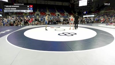 126 lbs Champ. Rd Of 64 - Kellen Downing, MT vs Dalton Weber, NJ