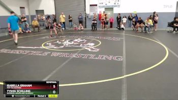 59 lbs Semifinal - Isabella Graham, Mat-Su Matmen vs Tyson Schilling, Interior Grappling Academy