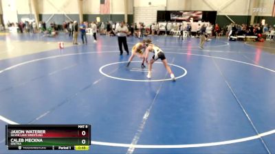 120 lbs Cons. Round 4 - Caleb Meckna, Gretna vs Jaxon Waterer, Silver Lake Wrestling