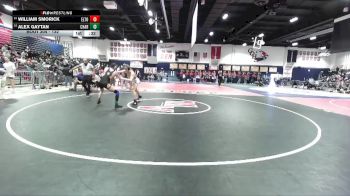 132 lbs Cons. Round 2 - Alex Gaytan, Charter Oak vs William Smorick, El Toro