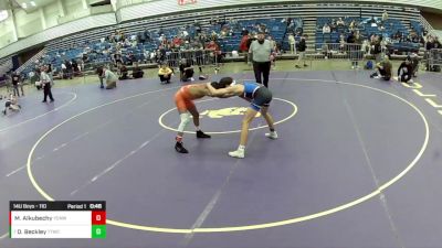 14U Boys - 110 lbs Cons. Round 4 - Miyon Alkubechy, Young Guns Nashville Wrestling vs Dawson Beckley, Team Tulsa Wrestling Club