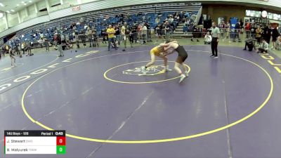 14U Boys - 126 lbs Cons. Round 3 - Joseph Stewart, Ohio vs Burke Malyurek, Touch Of Gold Wrestling Club