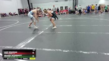 175 lbs Round 4 (8 Team) - Braden McDermott, South Side WC Blue vs Alec Goldman, Seagull White