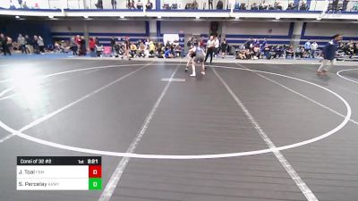 141 lbs Consi Of 32 #2 - James Toal, F&m vs Shane Percelay, Army-West Point