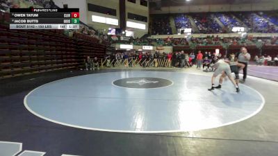 150 lbs Quarterfinal - Owen Tatum, Clover vs Jacob Butts, Goose Creek