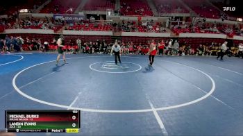 150 lbs Quarters & 1st Wb (16 Team) - Landin Evans, Azle vs Michael Burks, Dallas Wilson