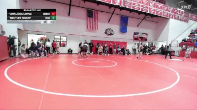 HS 235 lbs Cons. Semi - Analissa Lopez, Amarillo Caprock vs Bentley Sharp, EL RENO HS