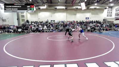 126 lbs Final - Calvin Sammarco, Lyman Mem/Windham Tech vs Dante Bilskis, Guilford