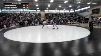 215 lbs Final - Andrew Mikosz, Southington vs Isiah Dominguez, Norwalk