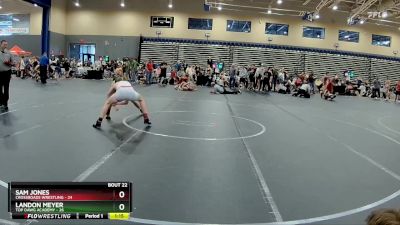 115 lbs Round 6 (8 Team) - Landon Meyer, Top Dawg Academy vs Sam Jones, Crossroads Wrestling