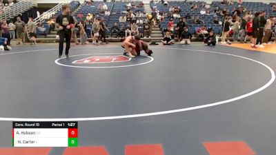 147 lbs Cons. Round 10 - Nathaniel Carter, Clarkston vs Ashton Hobson, Fitz Wrestling Academy