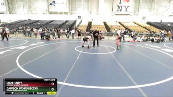 116 lbs 3rd Place Match - Dawson Wojtaszczyk, LeRoy Wrestling Club vs Liam Harte, Malone Wrestling Club