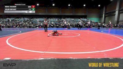 61 lbs Quarterfinal - Nena Hauser, Southwest Stallions WC vs Jolee Bryant, F-5 Grappling