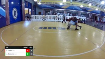 215 lbs Round 5 (8 Team) - Bryant Taylor, Oakleaf WC vs Marco Gonzalez, Westside Wrestling